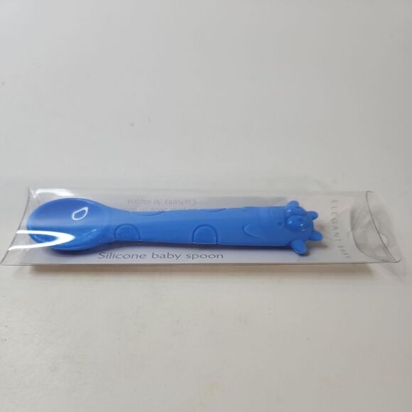 Elegant Baby Silicone Giraffe Spoon Tableware Safe Food Training Flatware Soft - Picture 3 of 7